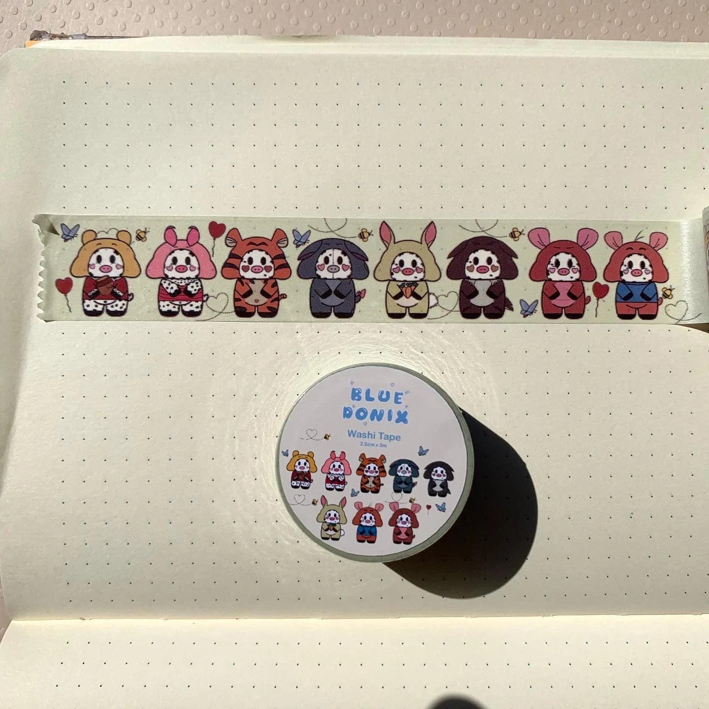 Winnie The Moo and Friends  Washi Tape